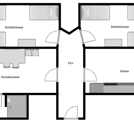 T&k - - Comfortable 1-3 - 10 Fully Equipped - Comfortable Parking Apartamento Herne