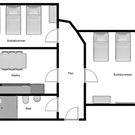 T&k - - Comfortable 1-3 - 10 Fully Equipped - Comfortable Parking * Herne