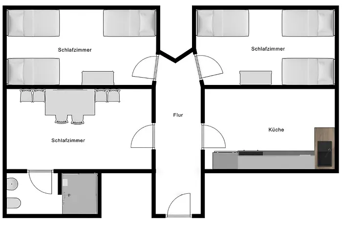 Lejlighed T&k - - Comfortable 1-3 *
